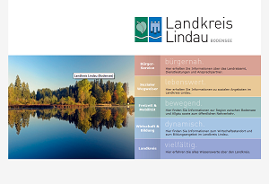 Internetseite www.landkreis-lindau.de