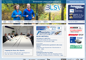 Internetseite www.blsv.de